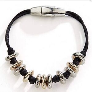 J. Jill NEW Sculpted Mixed-metal Station Bracelet NWT